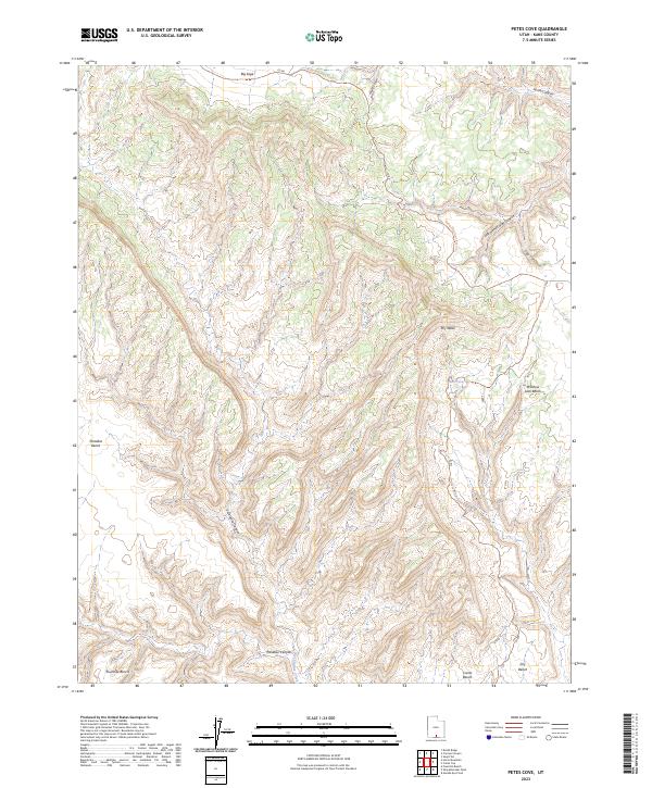 USGS Topographic Map – Petes Cove