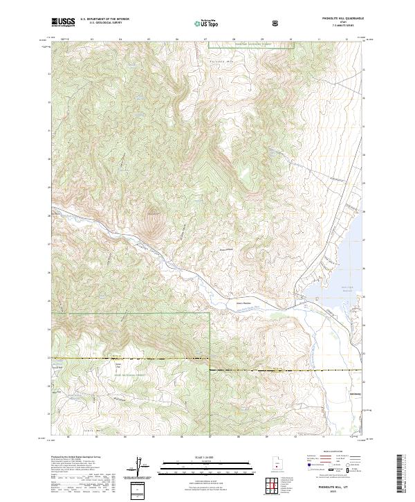 USGS Topographic Map – Phonolite Hill
