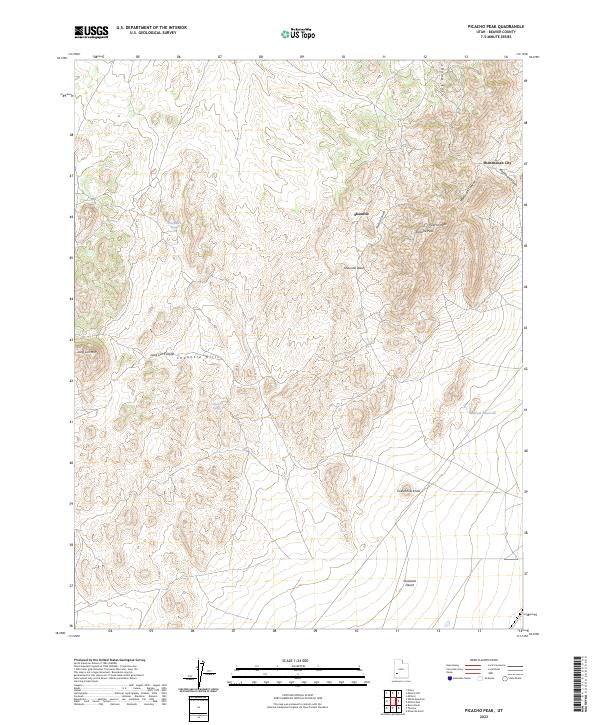USGS Topographic Map – Picacho Peak