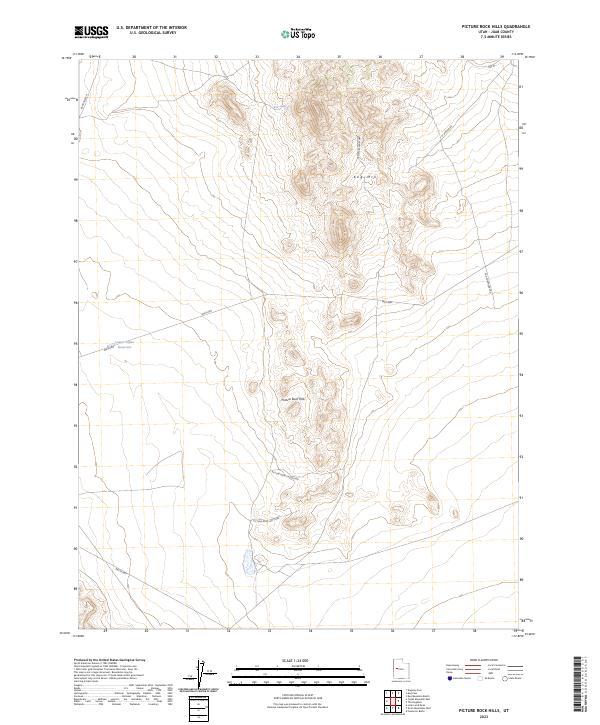 USGS Topographic Map – Picture Rock Hills