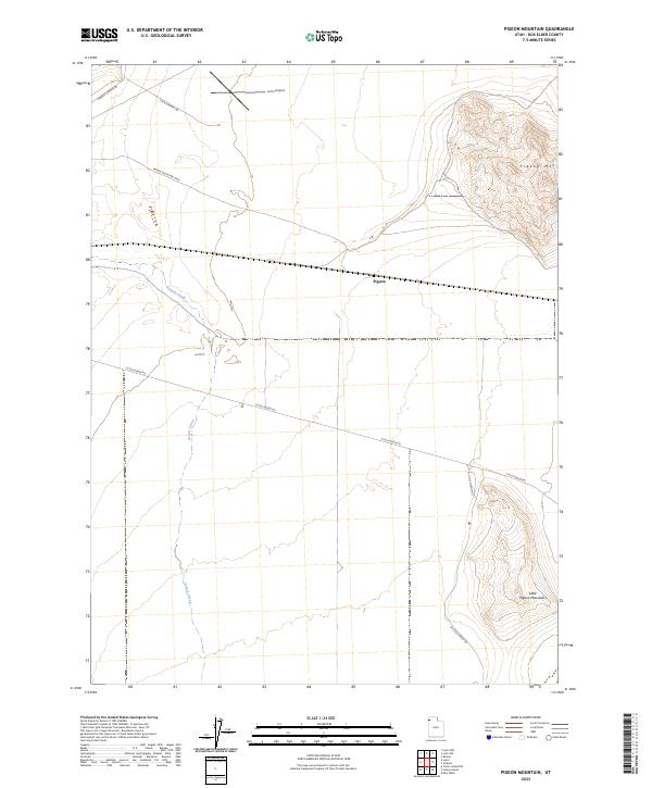 USGS Topographic Map – Pigeon Mountain