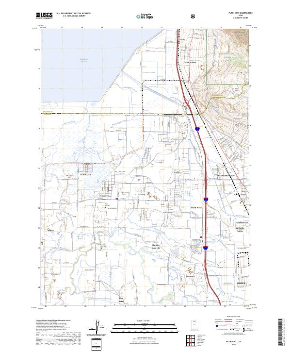 USGS Topographic Map – Plain City