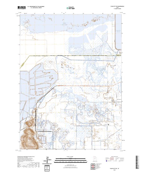 USGS Topographic Map – Plain City SW