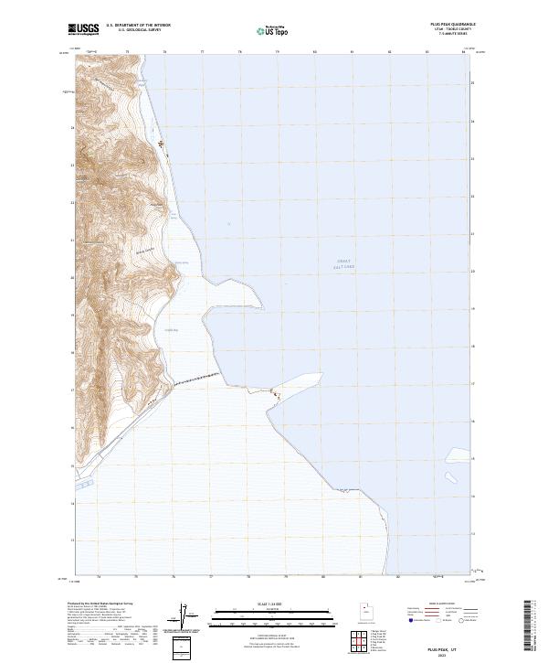 USGS Topographic Map – Plug Peak