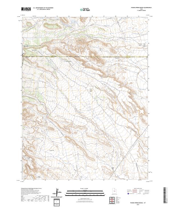 USGS Topographic Map – Poison Spring Bench