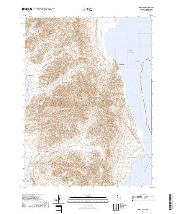 USGS Topographic Map – Pokes Point