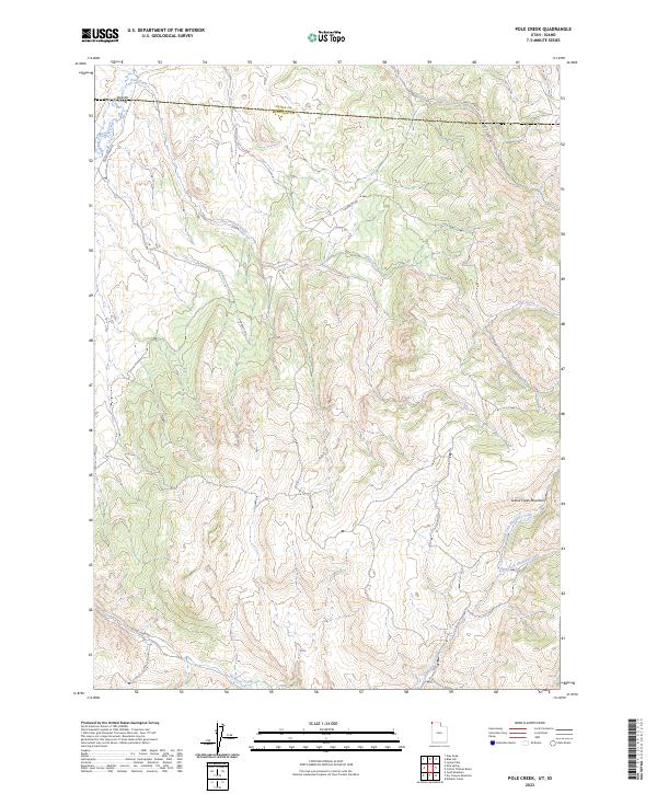 USGS Topographic Map – Pole Creek