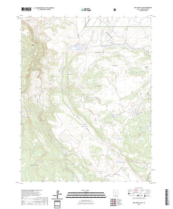 USGS Topographic Map – Pollywog Lake