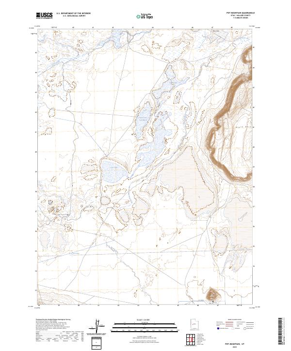 USGS Topographic Map – Pot Mountain