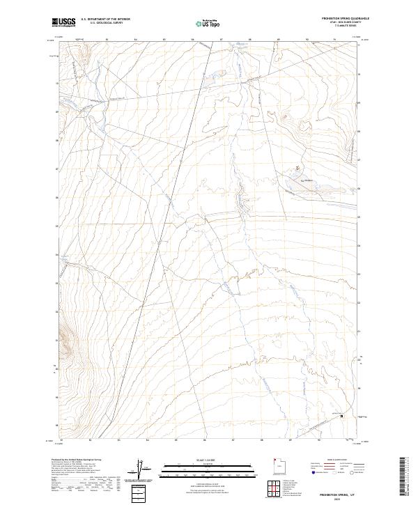 USGS Topographic Map – Prohibition Spring
