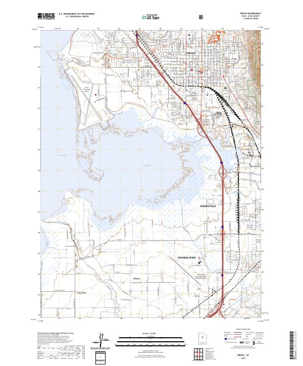 USGS Topographic Map – Provo