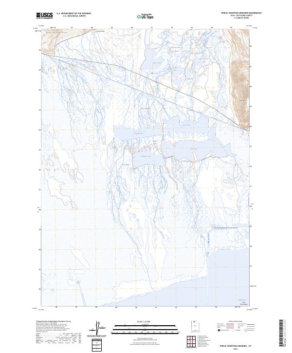 USGS Topographic Map – Public Shooting Grounds