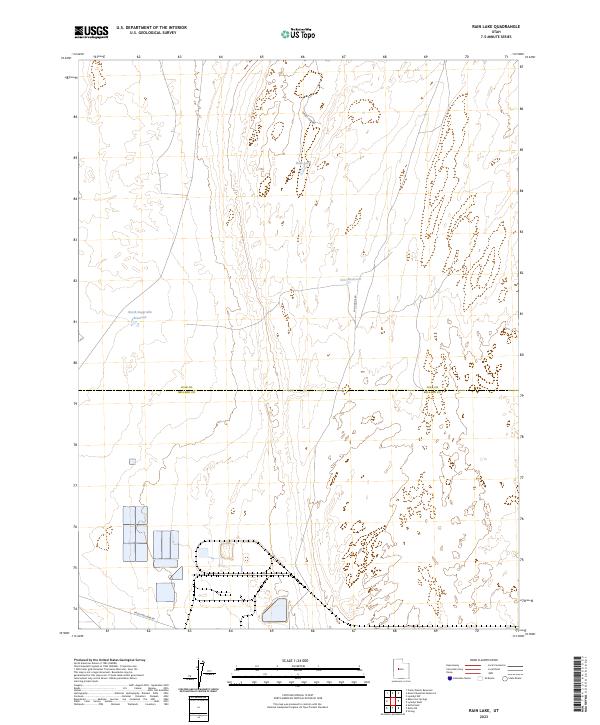 USGS Topographic Map – Rain Lake