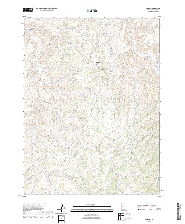 USGS Topographic Map – Rainbow