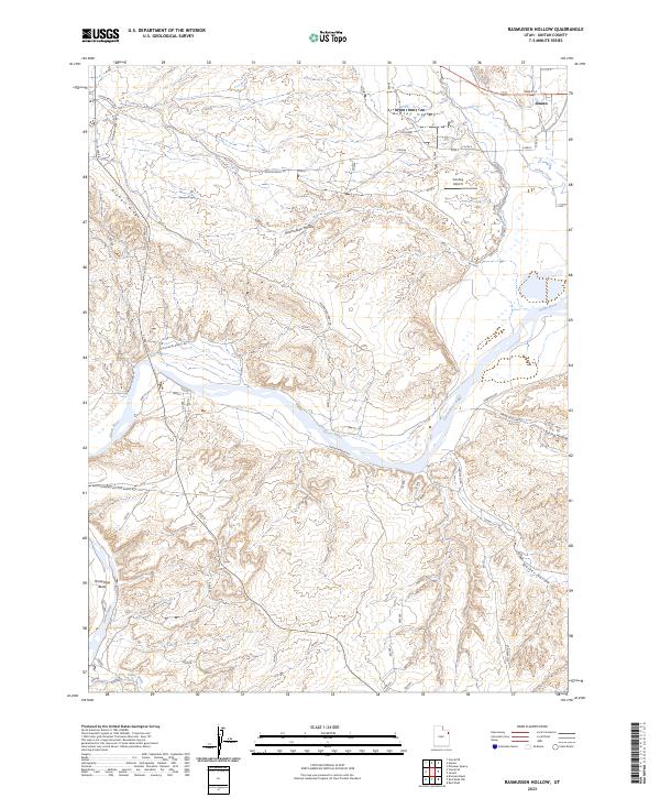 USGS Topographic Map – Rasmussen Hollow