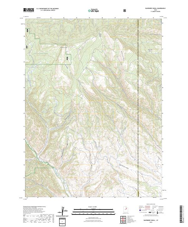 USGS Topographic Map – Raspberry Knoll