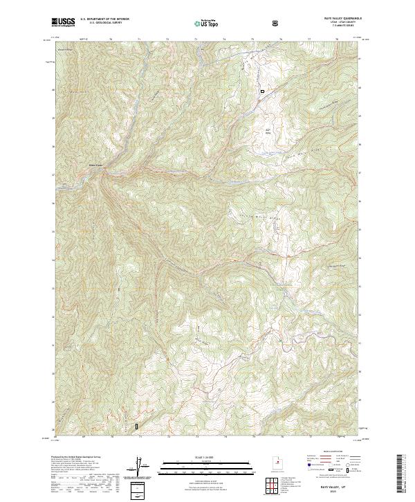 2023 Map of Rays Valley, 2023 Print