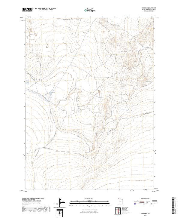 USGS Topographic Map – Red Dome