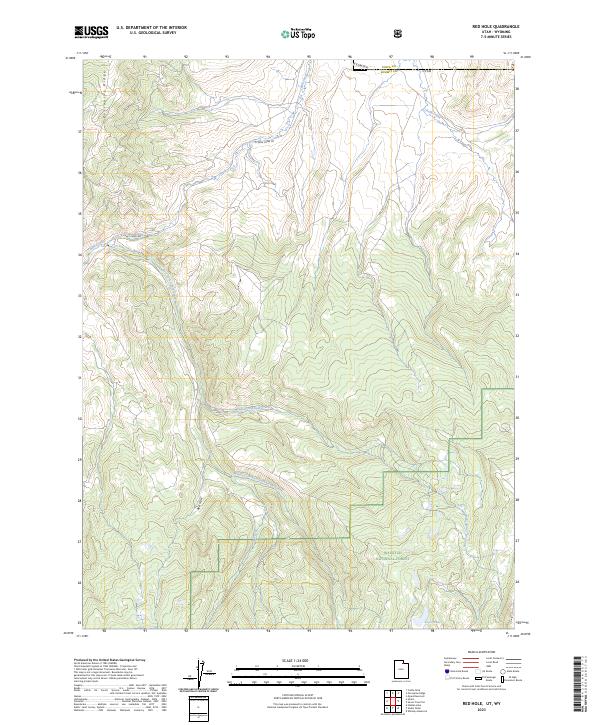 USGS Topographic Map – Red Hole