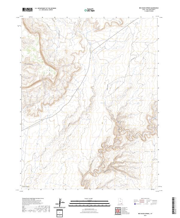 USGS Topographic Map – Red House Spring