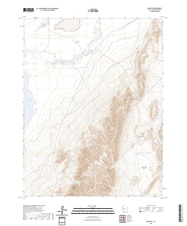 USGS Topographic Map – Red Pass
