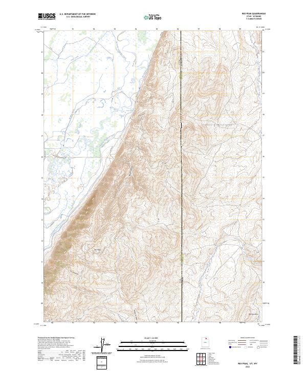 USGS Topographic Map – Rex Peak