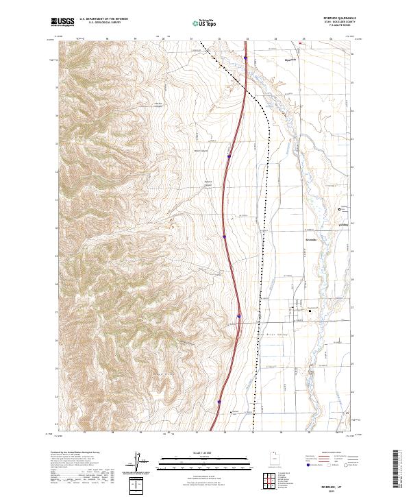 USGS Topographic Map – Riverside