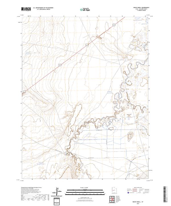 USGS Topographic Map – Rocky Knoll