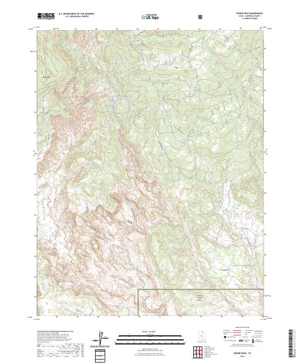 USGS Topographic Map – Roger Peak