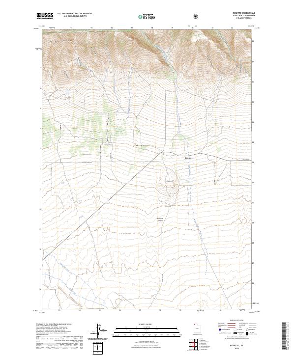 USGS Topographic Map – Rosette