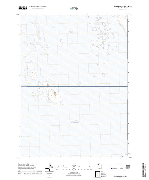 2023 Map of Round Mountain NW, 2023 Print