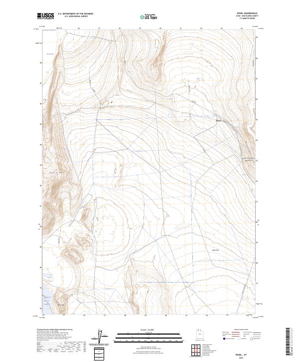 USGS Topographic Map – Rozel