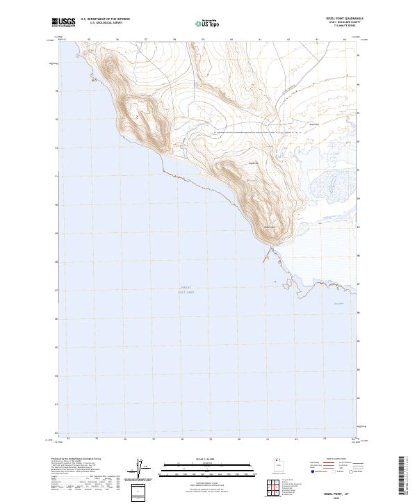 USGS Topographic Map – Rozel Point