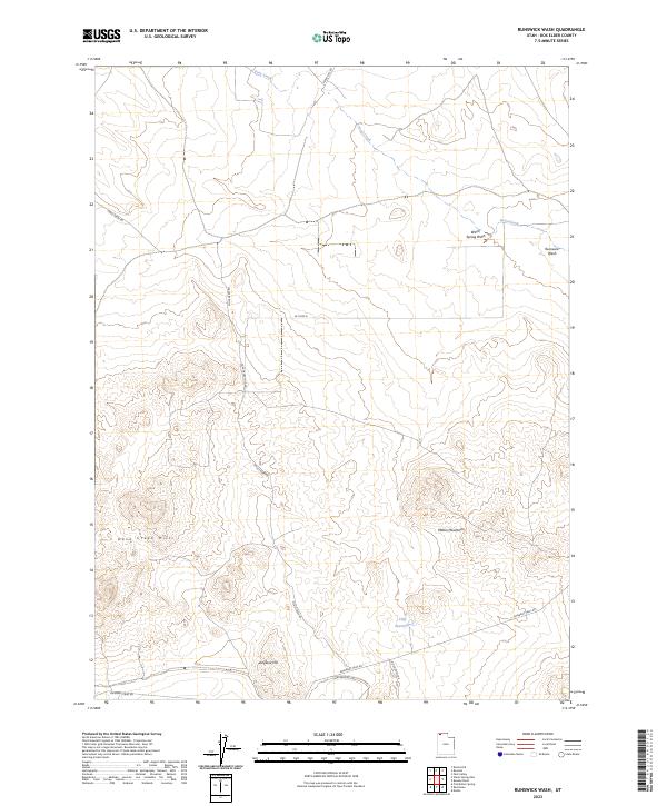 USGS Topographic Map – Runswick Wash