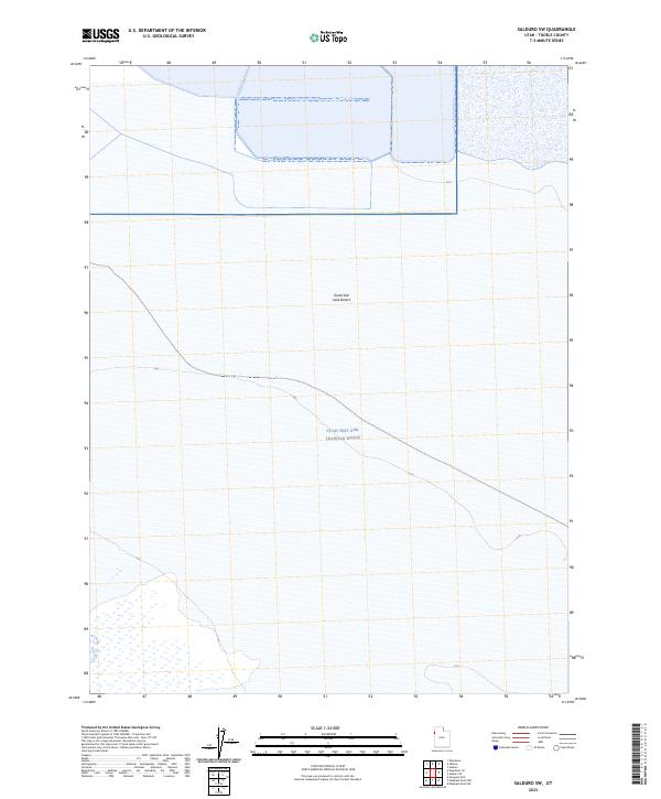 2023 Map of Salduro SW, 2023 Print