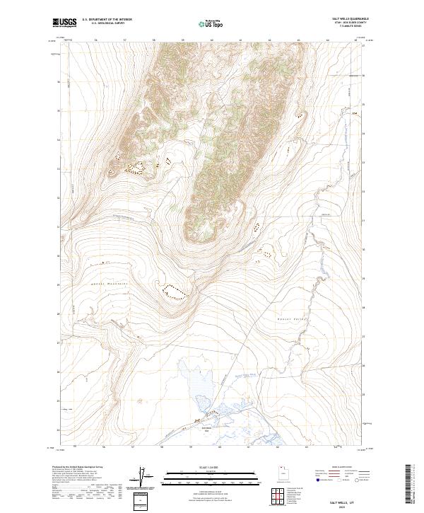 USGS Topographic Map – Salt Wells
