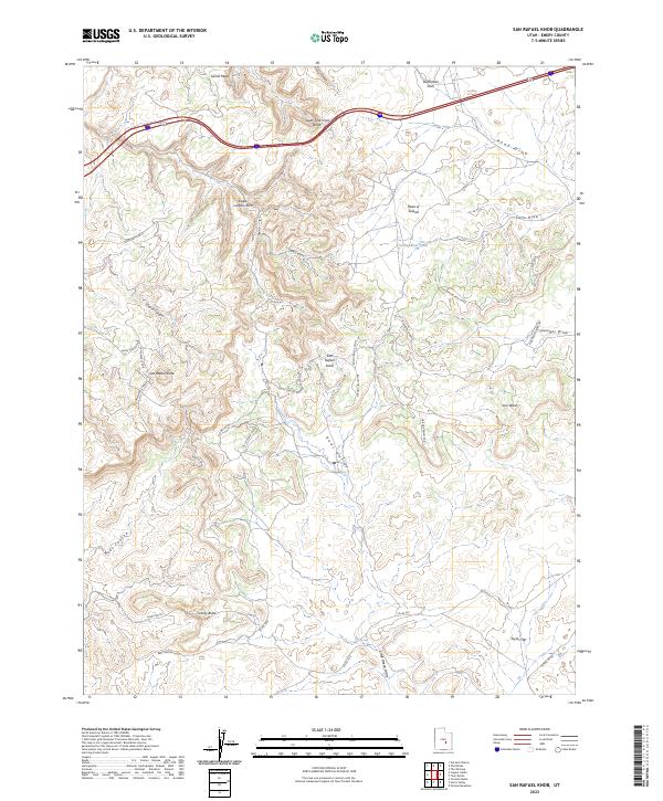 USGS Topographic Map – San Rafael Knob