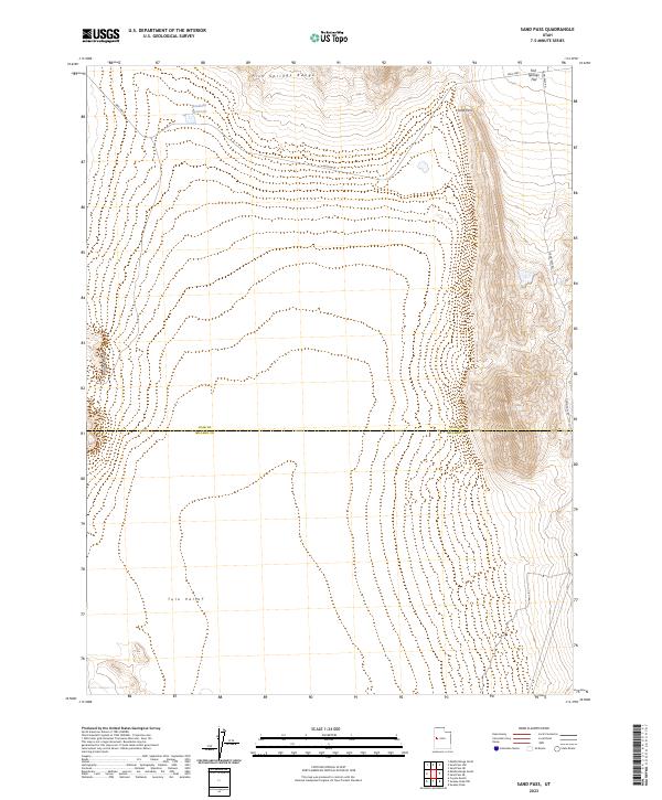 USGS Topographic Map – Sand Pass