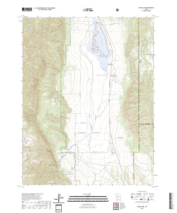 USGS Topographic Map – Scipio Lake