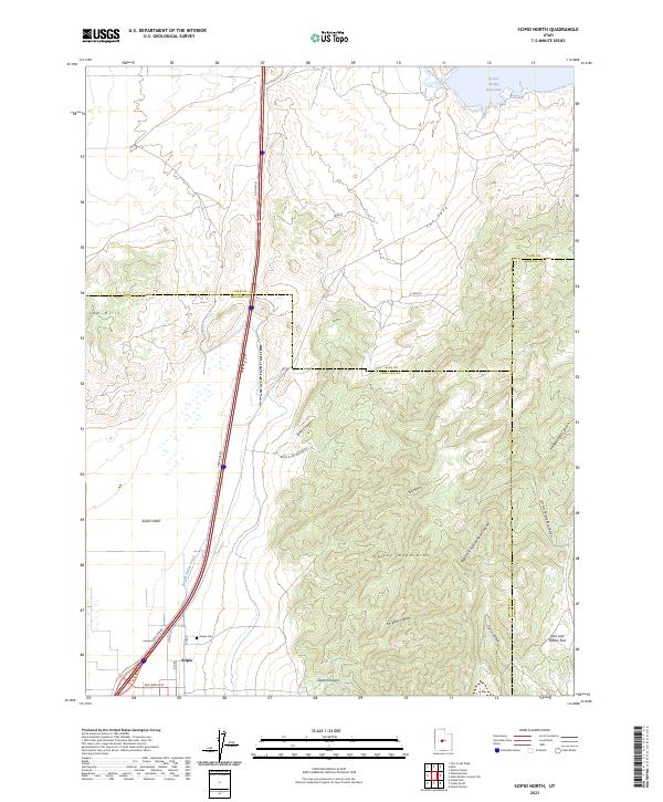 USGS Topographic Map – Scipio North