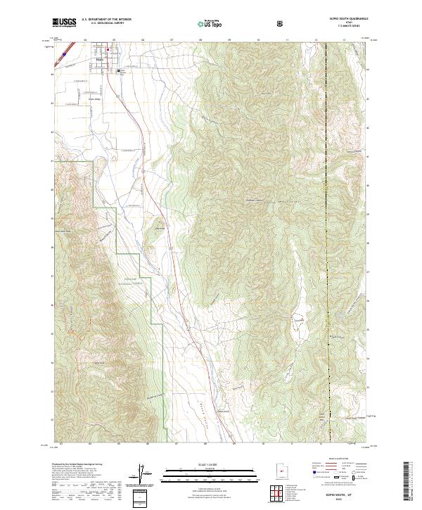 USGS Topographic Map – Scipio South