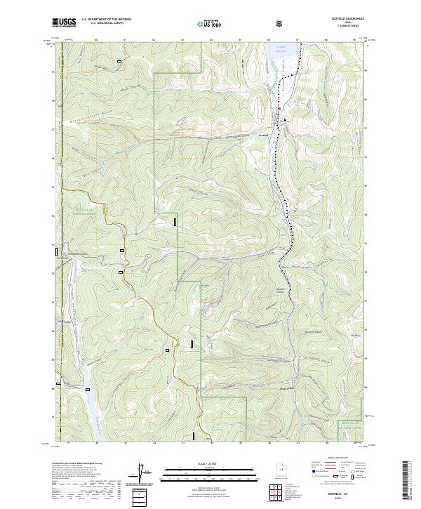 USGS Topographic Map – Scofield