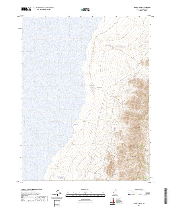 USGS Topographic Map – Sevier Lake NE