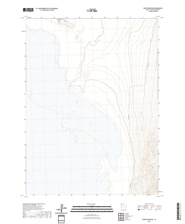 USGS Topographic Map – Sheep Mountain