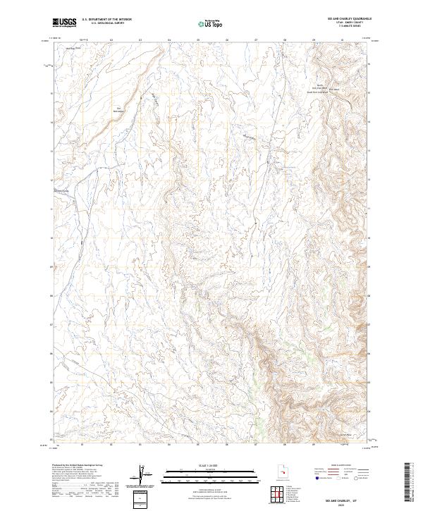 USGS Topographic Map – Sid And Charley