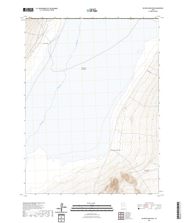 USGS Topographic Map – Silver Island Pass