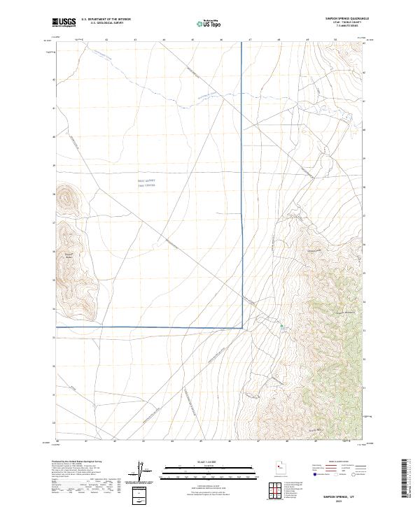 USGS Topographic Map – Simpson Springs
