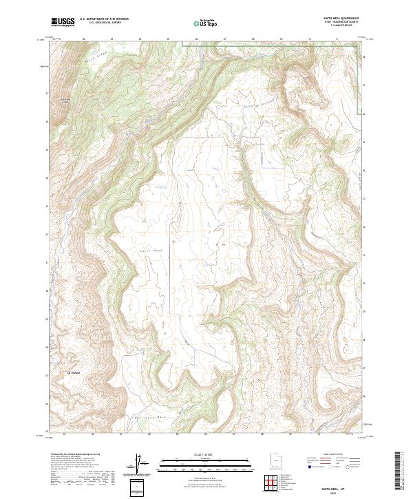 USGS Topographic Map – Smith Mesa