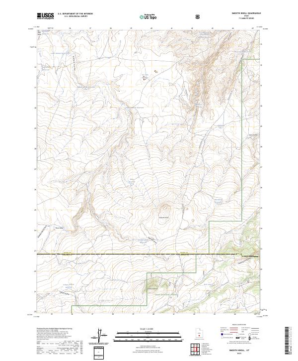 USGS Topographic Map – Smooth Knoll