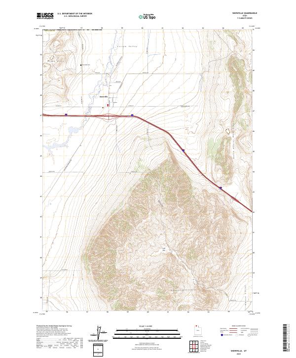USGS Topographic Map – Snowville